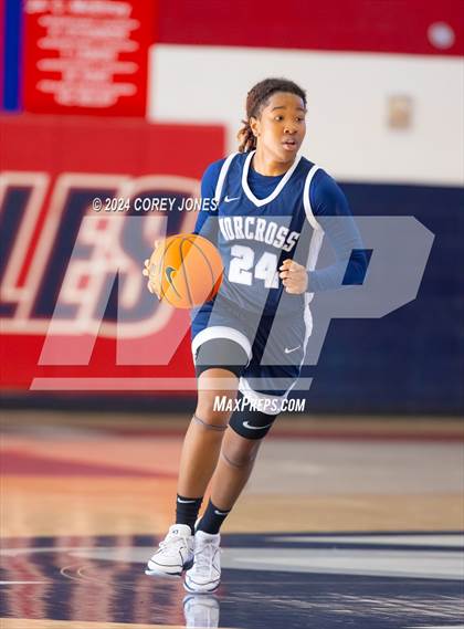 Thumbnail 3 in Norcross vs Pebblebrook (Nike Elite HS Showcase GA) photogallery.