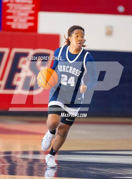 Thumbnail 2 in Norcross vs Pebblebrook (Nike Elite HS Showcase GA) photogallery.