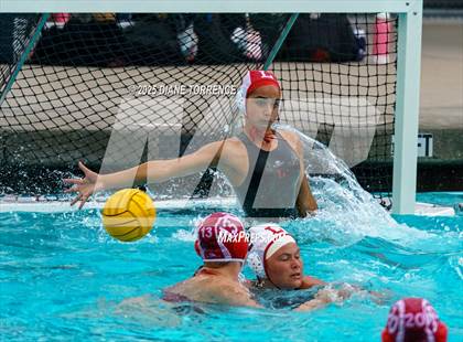 Thumbnail 2 in Mater Dei vs Orange Lutheran (Newport Invite) photogallery.