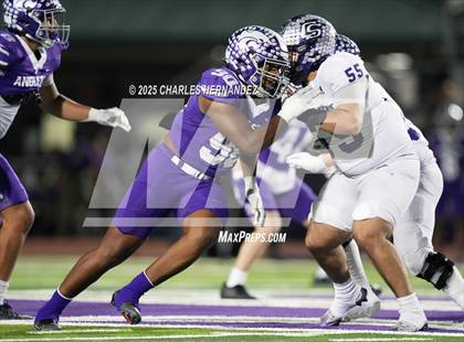 Thumbnail 1 in College Station vs Angleton (UIL 5A D1 Football Bi-District) photogallery.