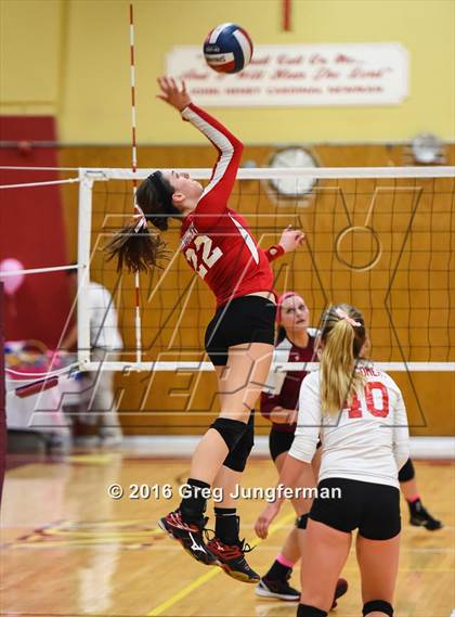 Thumbnail 3 in Montgomery @ Cardinal Newman (Rivalry Game) photogallery.