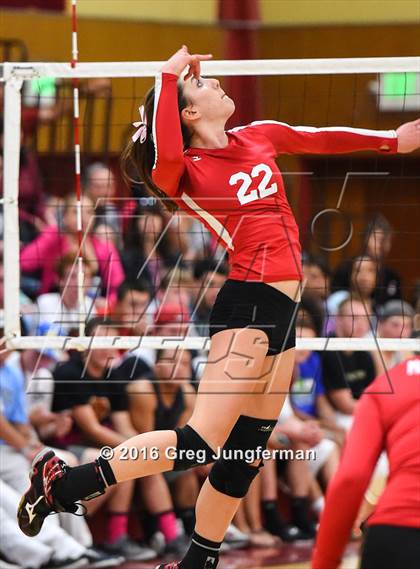 Thumbnail 3 in Montgomery @ Cardinal Newman (Rivalry Game) photogallery.