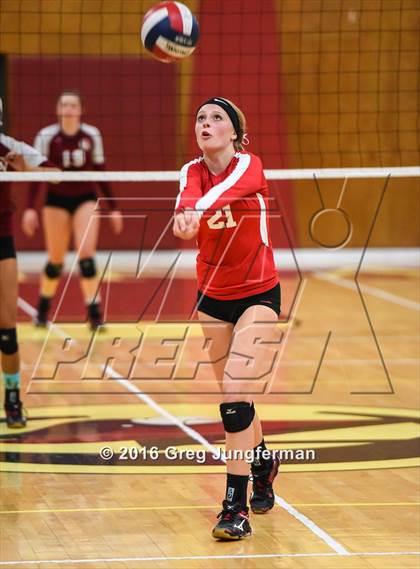 Thumbnail 2 in Montgomery @ Cardinal Newman (Rivalry Game) photogallery.