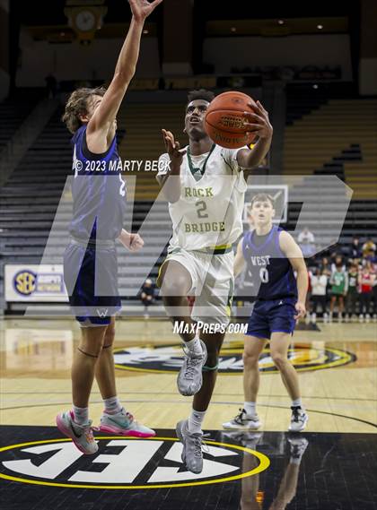 Thumbnail 2 in Olathe West vs Rock Bridge (Norm Stewart Classic) photogallery.