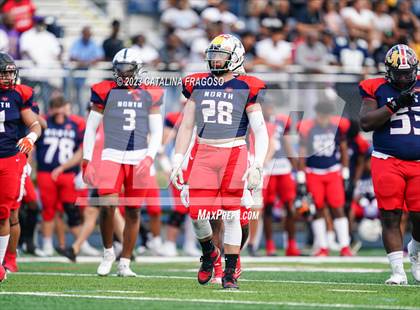 Thumbnail 1 in Phil Simms North vs South All Star Game photogallery.