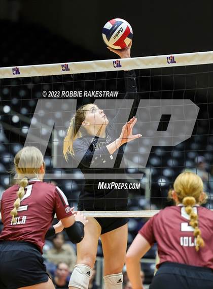 Thumbnail 2 in Crawford vs. Iola (UIL 2A Volleyball Final) photogallery.