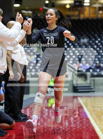 Thumbnail 2 in Crawford vs. Iola (UIL 2A Volleyball Final) photogallery.