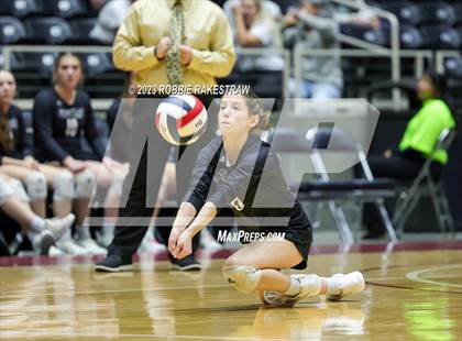 Thumbnail 2 in Crawford vs. Iola (UIL 2A Volleyball Final) photogallery.