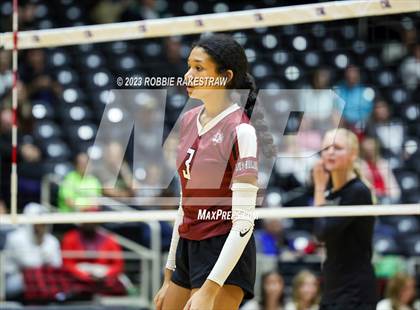 Thumbnail 3 in Crawford vs. Iola (UIL 2A Volleyball Final) photogallery.