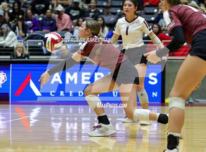 Thumbnail 1 in Crawford vs. Iola (UIL 2A Volleyball Final) photogallery.
