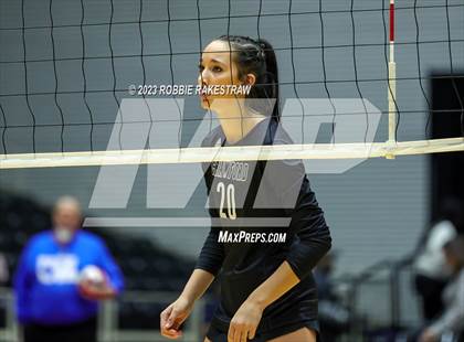 Thumbnail 1 in Crawford vs. Iola (UIL 2A Volleyball Final) photogallery.