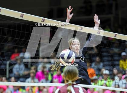 Thumbnail 1 in Crawford vs. Iola (UIL 2A Volleyball Final) photogallery.