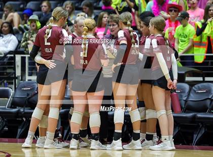 Thumbnail 1 in Crawford vs. Iola (UIL 2A Volleyball Final) photogallery.