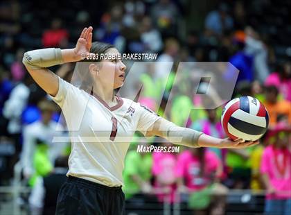 Thumbnail 3 in Crawford vs. Iola (UIL 2A Volleyball Final) photogallery.