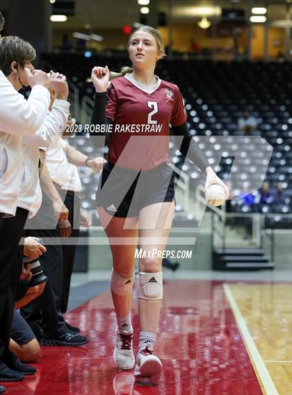 Thumbnail 2 in Crawford vs. Iola (UIL 2A Volleyball Final) photogallery.