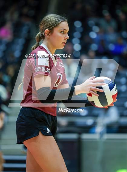 Thumbnail 1 in Crawford vs. Iola (UIL 2A Volleyball Final) photogallery.