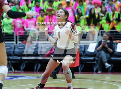 Thumbnail 3 in Crawford vs. Iola (UIL 2A Volleyball Final) photogallery.