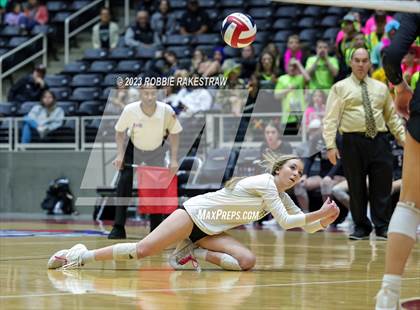 Thumbnail 2 in Crawford vs. Iola (UIL 2A Volleyball Final) photogallery.
