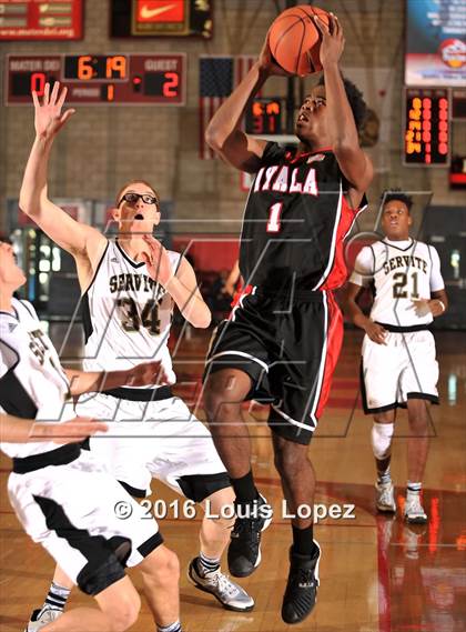 Thumbnail 2 in Servite vs. Ayala (Nike Extravaganza) photogallery.
