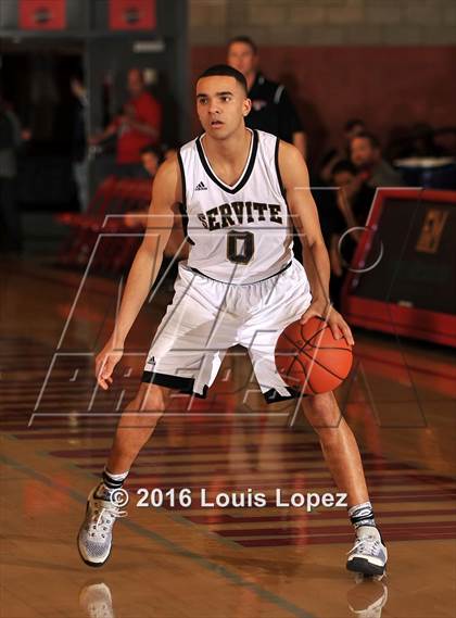 Thumbnail 1 in Servite vs. Ayala (Nike Extravaganza) photogallery.