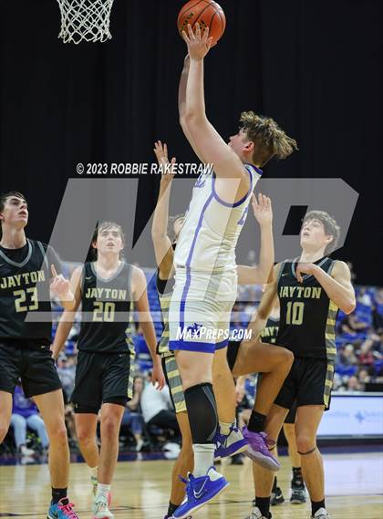 Thumbnail 3 in McMullen County vs. Jayton (UIL 1A Basketball State Semifinal) photogallery.