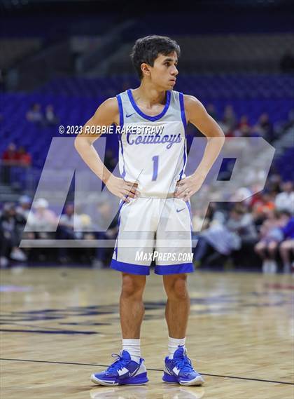 Thumbnail 2 in McMullen County vs. Jayton (UIL 1A Basketball State Semifinal) photogallery.