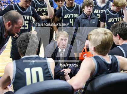 Thumbnail 2 in McMullen County vs. Jayton (UIL 1A Basketball State Semifinal) photogallery.