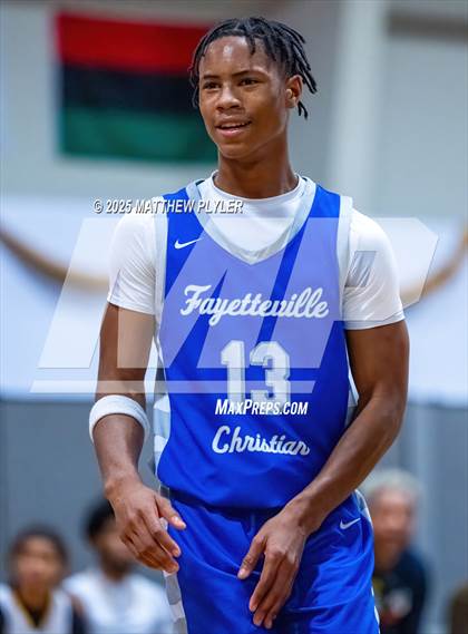 Thumbnail 2 in Wayne Preparatory Academy vs. Fayetteville Christian (Veterans Showcase 2025) photogallery.