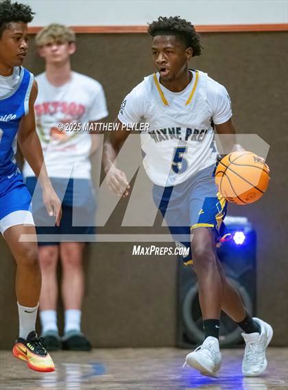 Thumbnail 2 in Wayne Preparatory Academy vs. Fayetteville Christian (Veterans Showcase 2025) photogallery.