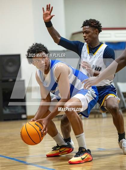 Thumbnail 2 in Wayne Preparatory Academy vs. Fayetteville Christian (Veterans Showcase 2025) photogallery.