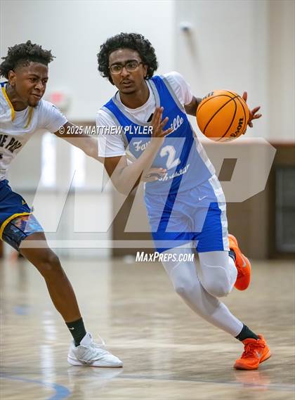 Thumbnail 1 in Wayne Preparatory Academy vs. Fayetteville Christian (Veterans Showcase 2025) photogallery.