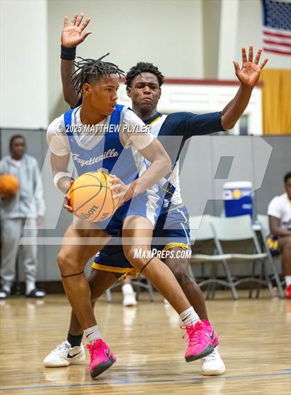 Thumbnail 3 in Wayne Preparatory Academy vs. Fayetteville Christian (Veterans Showcase 2025) photogallery.