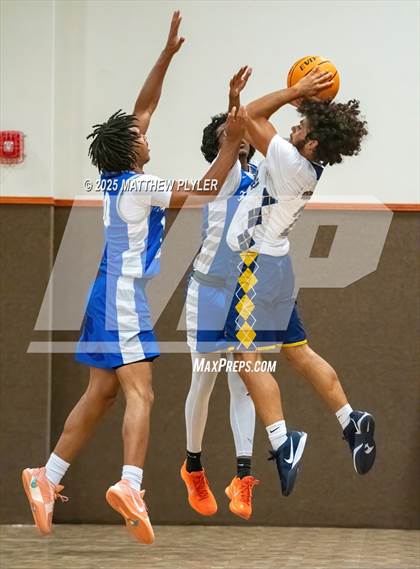Thumbnail 3 in Wayne Preparatory Academy vs. Fayetteville Christian (Veterans Showcase 2025) photogallery.