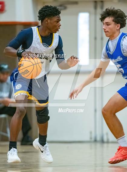 Thumbnail 1 in Wayne Preparatory Academy vs. Fayetteville Christian (Veterans Showcase 2025) photogallery.