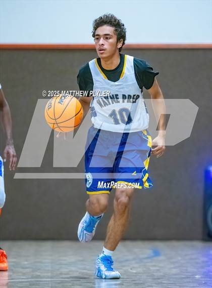 Thumbnail 1 in Wayne Preparatory Academy vs. Fayetteville Christian (Veterans Showcase 2025) photogallery.