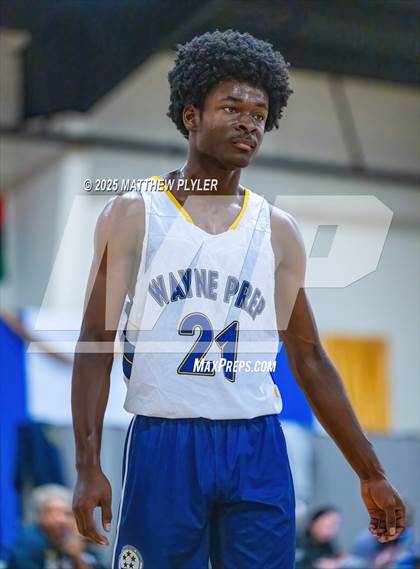 Thumbnail 1 in Wayne Preparatory Academy vs. Fayetteville Christian (Veterans Showcase 2025) photogallery.