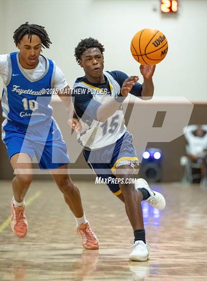 Thumbnail 2 in Wayne Preparatory Academy vs. Fayetteville Christian (Veterans Showcase 2025) photogallery.