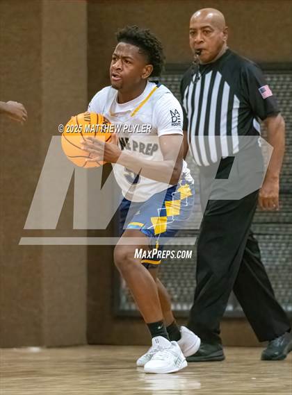 Thumbnail 1 in Wayne Preparatory Academy vs. Fayetteville Christian (Veterans Showcase 2025) photogallery.