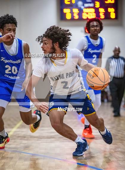 Thumbnail 1 in Wayne Preparatory Academy vs. Fayetteville Christian (Veterans Showcase 2025) photogallery.