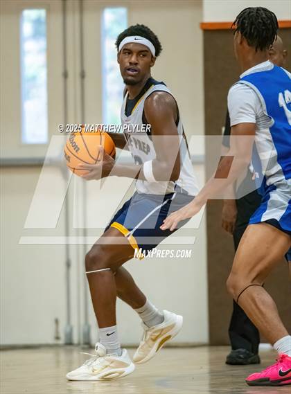 Thumbnail 1 in Wayne Preparatory Academy vs. Fayetteville Christian (Veterans Showcase 2025) photogallery.