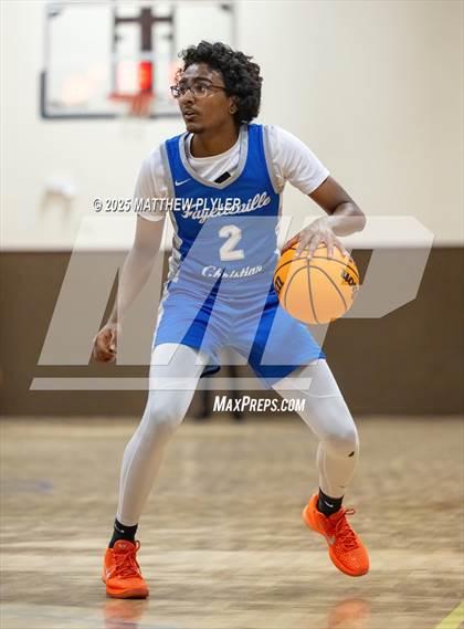 Thumbnail 3 in Wayne Preparatory Academy vs. Fayetteville Christian (Veterans Showcase 2025) photogallery.