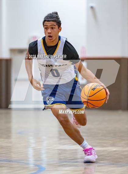 Thumbnail 3 in Wayne Preparatory Academy vs. Fayetteville Christian (Veterans Showcase 2025) photogallery.