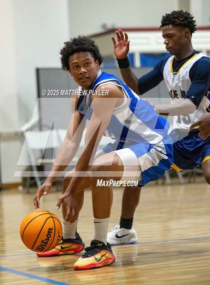 Thumbnail 1 in Wayne Preparatory Academy vs. Fayetteville Christian (Veterans Showcase 2025) photogallery.