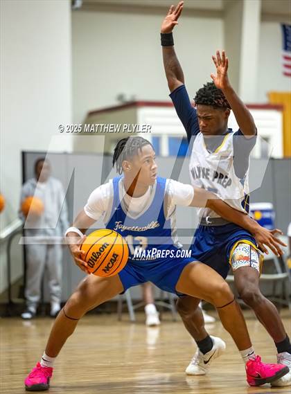 Thumbnail 3 in Wayne Preparatory Academy vs. Fayetteville Christian (Veterans Showcase 2025) photogallery.