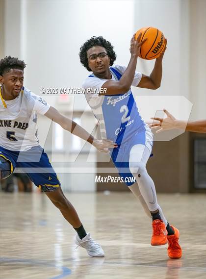 Thumbnail 2 in Wayne Preparatory Academy vs. Fayetteville Christian (Veterans Showcase 2025) photogallery.