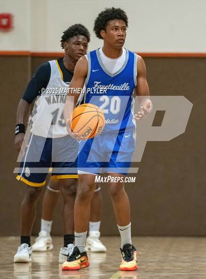 Thumbnail 3 in Wayne Preparatory Academy vs. Fayetteville Christian (Veterans Showcase 2025) photogallery.