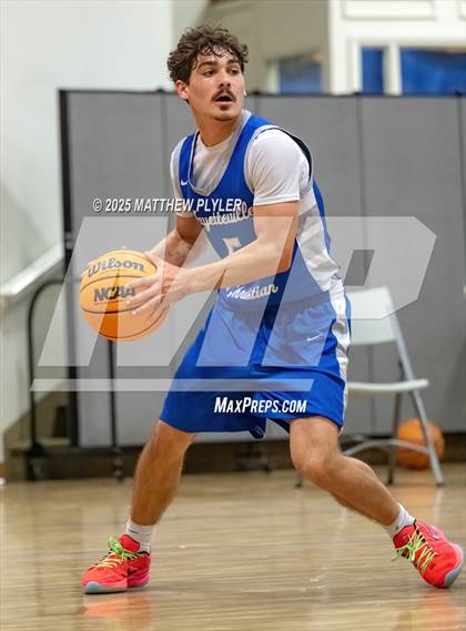 Thumbnail 2 in Wayne Preparatory Academy vs. Fayetteville Christian (Veterans Showcase 2025) photogallery.