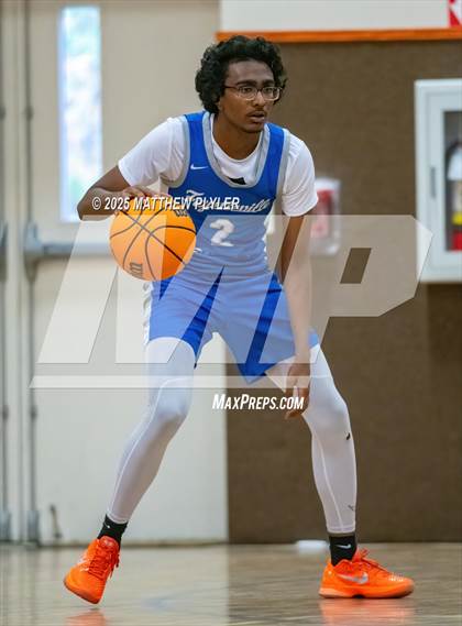 Thumbnail 2 in Wayne Preparatory Academy vs. Fayetteville Christian (Veterans Showcase 2025) photogallery.