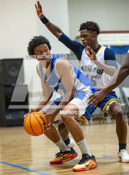 Thumbnail 3 in Wayne Preparatory Academy vs. Fayetteville Christian (Veterans Showcase 2025) photogallery.