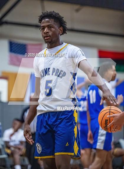 Thumbnail 3 in Wayne Preparatory Academy vs. Fayetteville Christian (Veterans Showcase 2025) photogallery.